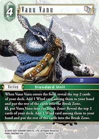 Vanu Vanu - Opus XIV: Crystal Abyss - Final Fantasy TCG card