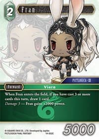 Fran - Opus XIV: Crystal Abyss - Final Fantasy TCG card