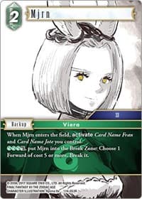Mjrn - Opus XIV: Crystal Abyss - Final Fantasy TCG card