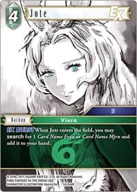 Jote EX - Opus XIV: Crystal Abyss - Final Fantasy TCG card