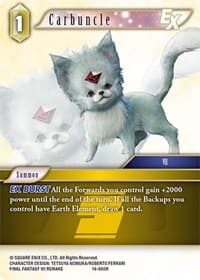 Carbuncle EX - Opus XIV: Crystal Abyss - Final Fantasy TCG card