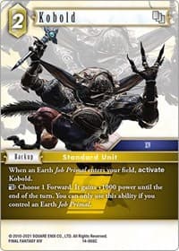 Kobold - Opus XIV: Crystal Abyss - Final Fantasy TCG card