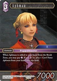 Aphmau - Opus XIV: Crystal Abyss - Final Fantasy TCG card