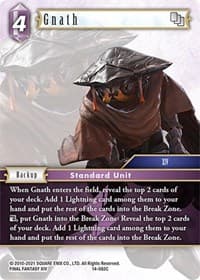 Gnath - Opus XIV: Crystal Abyss - Final Fantasy TCG card