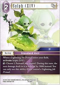 Sylph (XIV) - Opus XIV: Crystal Abyss - Final Fantasy TCG card