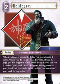 Heidegger - Opus XIV: Crystal Abyss - Final Fantasy TCG card