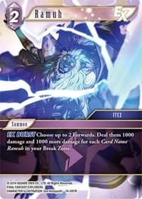 Ramuh EX - Opus XIV: Crystal Abyss - Final Fantasy TCG card