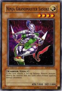 Ninja Grandmaster Sasuke - Structure Deck: Warrior's Triumph - YuGiOh card