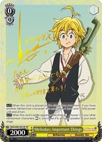 Meliodas: Important Things (SP) - The Seven Deadly Sins - Weiss Schwarz card