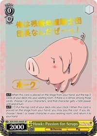 Hawk: Passion for Scraps (SP) - The Seven Deadly Sins - Weiss Schwarz card