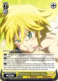 Meliodas: Ultimate Blow (SR) - The Seven Deadly Sins - Weiss Schwarz card