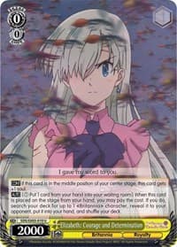 Elizabeth: Courage and Determination - The Seven Deadly Sins - Weiss Schwarz card
