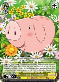 Hawk: Confusion (SR) - The Seven Deadly Sins - Weiss Schwarz card