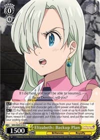 Elizabeth: Backup Plan - The Seven Deadly Sins - Weiss Schwarz card