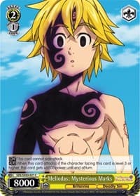 Meliodas: Mysterious Marks - The Seven Deadly Sins - Weiss Schwarz card