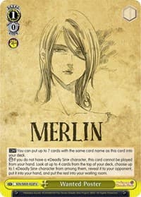 Wanted Poster (F) - The Seven Deadly Sins - Weiss Schwarz card