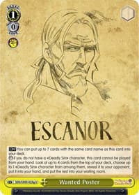 Wanted Poster (G) - The Seven Deadly Sins - Weiss Schwarz card