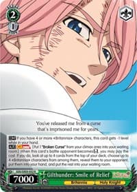 Gilthunder: Smile of Relief - The Seven Deadly Sins - Weiss Schwarz card