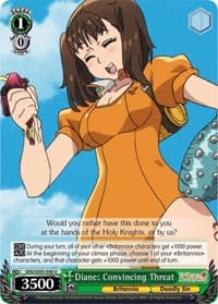 Diane: Convincing Threat - The Seven Deadly Sins - Weiss Schwarz card