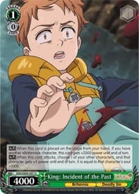 King: Incident of the Past - The Seven Deadly Sins - Weiss Schwarz card