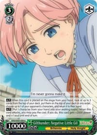 Gilthunder: Negative Little Gil - The Seven Deadly Sins - Weiss Schwarz card
