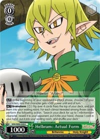 Helbram: Actual Form - The Seven Deadly Sins - Weiss Schwarz card
