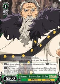 Bartra: Benevolent Ruler - The Seven Deadly Sins - Weiss Schwarz card