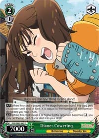 Diane: Cowering - The Seven Deadly Sins - Weiss Schwarz card