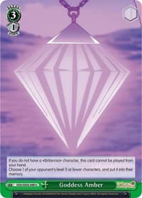 Goddess Amber - The Seven Deadly Sins - Weiss Schwarz card