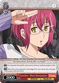 Gowther: Mind Manipulator (SR) - The Seven Deadly Sins - Weiss Schwarz card