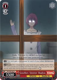 Gowther: Sinister Shadow - The Seven Deadly Sins - Weiss Schwarz card