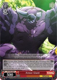 Armor Giant - The Seven Deadly Sins - Weiss Schwarz card