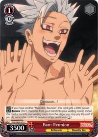 Ban: Reunion - The Seven Deadly Sins - Weiss Schwarz card