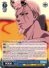 Hendrickson: No Longer Human (SR) - The Seven Deadly Sins - Weiss Schwarz card