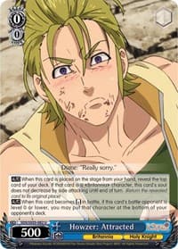 Howzer: Attracted - The Seven Deadly Sins - Weiss Schwarz card
