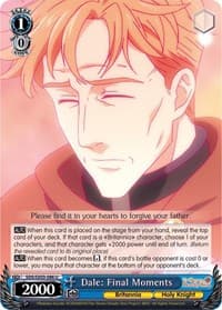 Dale: Final Moments - The Seven Deadly Sins - Weiss Schwarz card