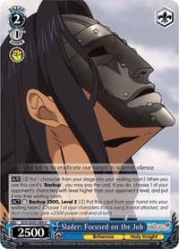Slader: Focused on the Job - The Seven Deadly Sins - Weiss Schwarz card