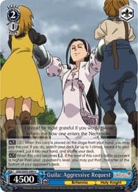 Guila: Aggressive Request - The Seven Deadly Sins - Weiss Schwarz card