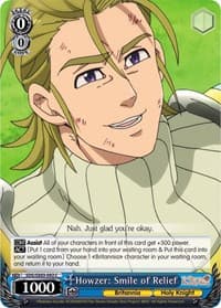 Howzer: Smile of Relief - The Seven Deadly Sins - Weiss Schwarz card