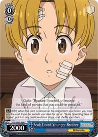 Zeal: Doted Younger Brother - The Seven Deadly Sins - Weiss Schwarz card