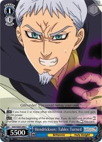 Hendrickson: Tables Turned - The Seven Deadly Sins - Weiss Schwarz card