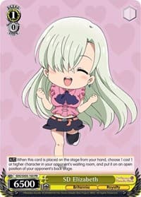 SD Elizabeth - The Seven Deadly Sins - Weiss Schwarz card
