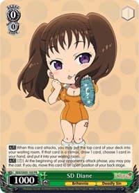 SD Diane - The Seven Deadly Sins - Weiss Schwarz card