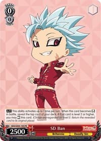 SD Ban - The Seven Deadly Sins - Weiss Schwarz card
