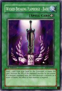 Wicked-Breaking Flamberge - Baou - Structure Deck: Warrior's Triumph - YuGiOh card