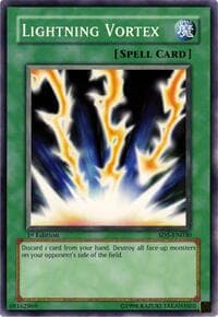 Lightning Vortex - Structure Deck: Warrior's Triumph - YuGiOh card