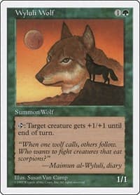 Wyluli Wolf - Fifth Edition - Magic: The Gathering card