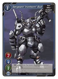 Sergeant "Ironhorn" Bull - Onslaught of the Eldritch Gods - Gate Ruler card