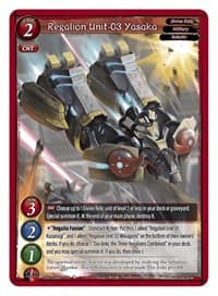 Regalion Unit-03 Yasaka - Onslaught of the Eldritch Gods - Gate Ruler card