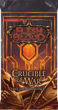 Crucible of War Booster Pack [Unlimited Edition] - Crucible of War - Flesh and Blood TCG card